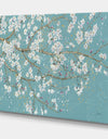 Blue April Tree - Traditional Gallery-wrapped Canvas