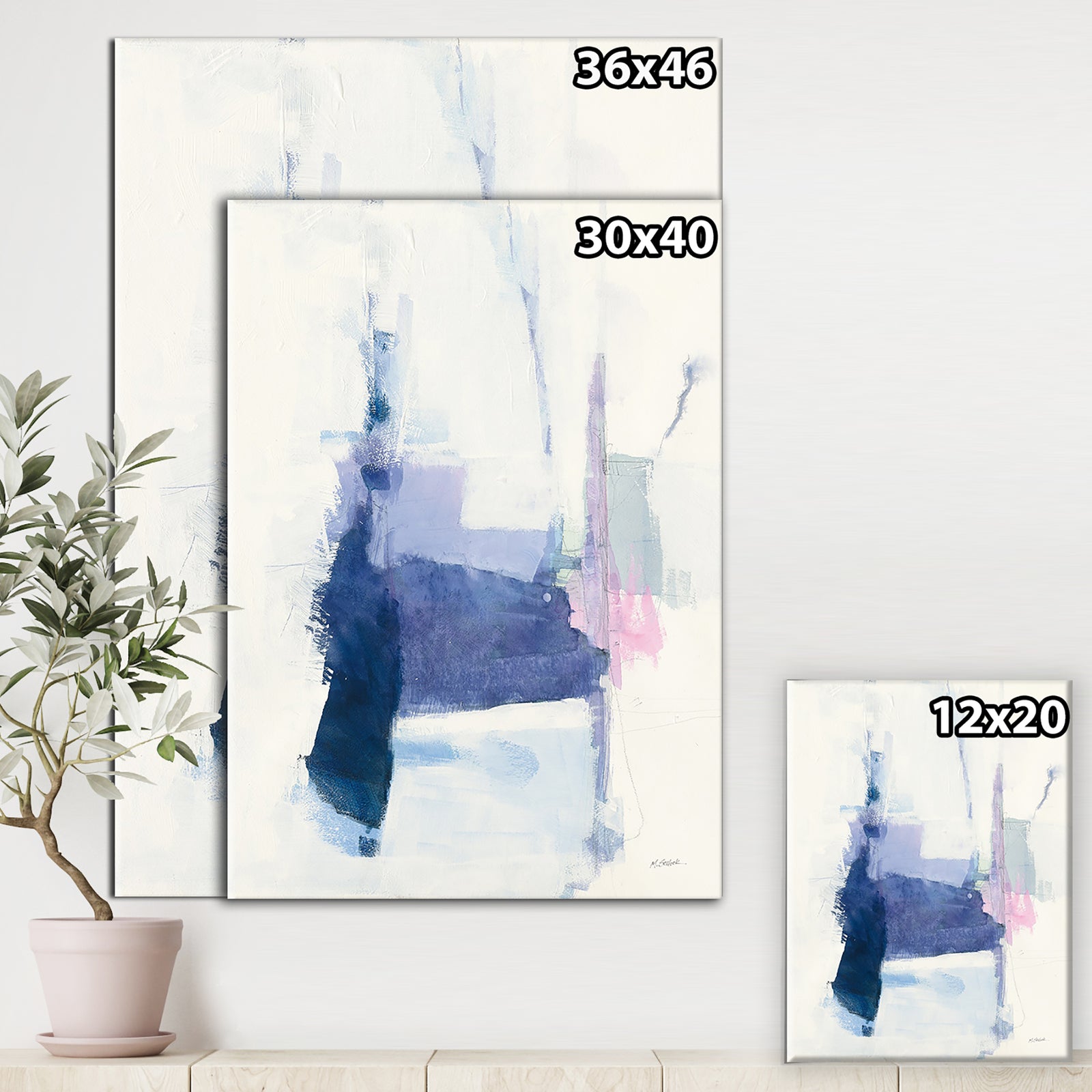 Blue Interlude - Traditional Canvas Artwork