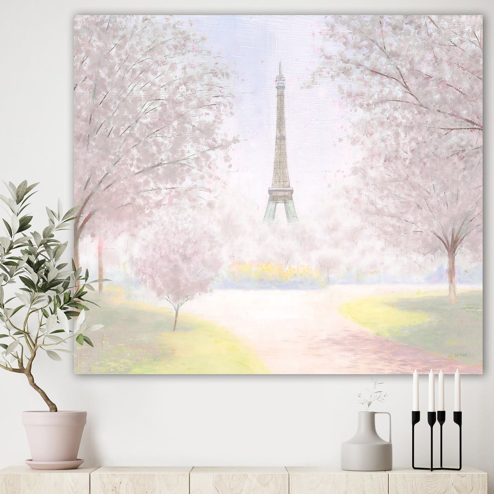 Pretty Paris - Landscape Canvas Art