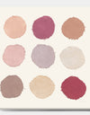 Unique Beige Circle Designs - Modern Transitional Gallery-wrapped Canvas
