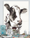 Cow Portrait Country Life - Wildlife Canvas Art