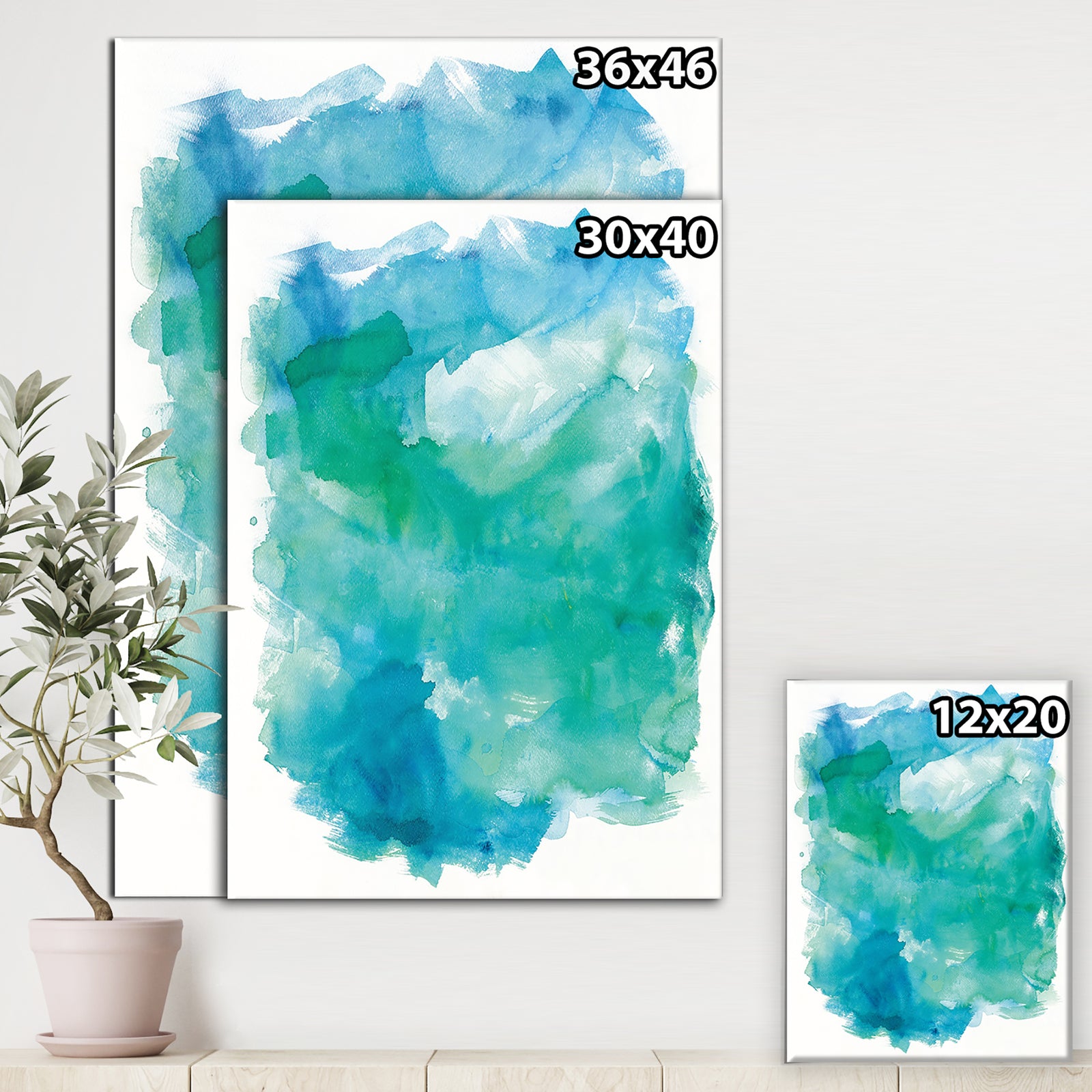 Sea Glass - Traditional Gallery-wrapped Canvas