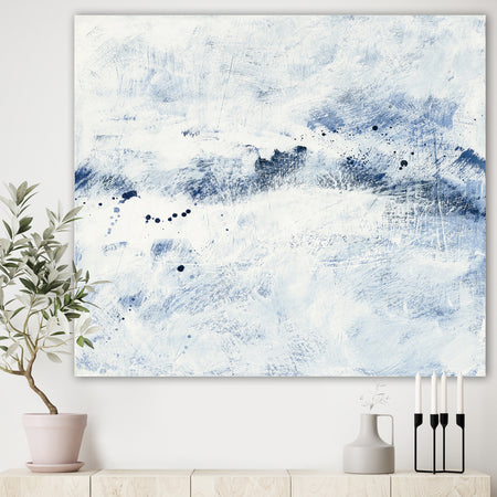 Blue Wipe Out - Traditional Canvas Art
