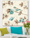 Beige Bird Wings - Cottage Premium Canvas Wall Art