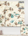 Beige Bird Wings - Cottage Premium Canvas Wall Art