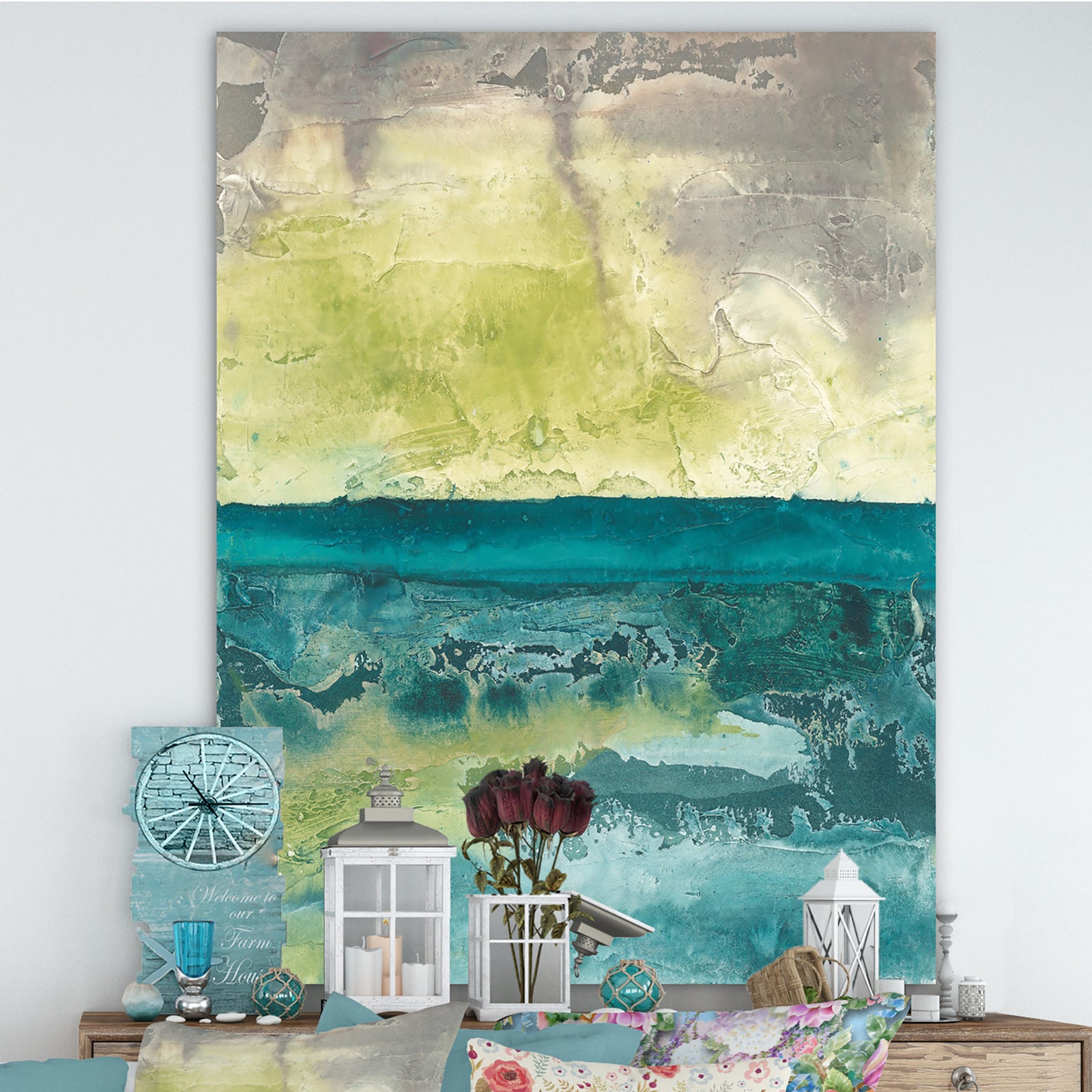 Beyond the Horizon I - Traditional Landscape Canvas Art