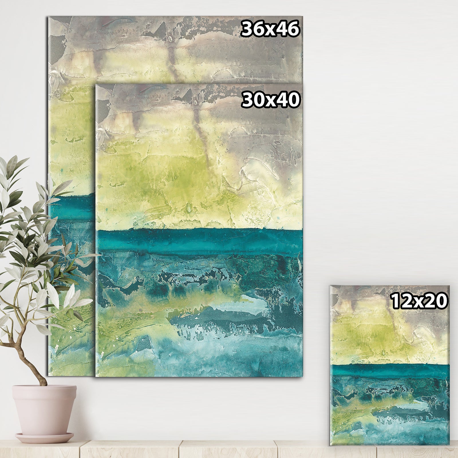Beyond the Horizon I - Traditional Landscape Canvas Art