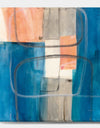 Modern Simply Blue - Mid-Century Modern Canvas Artwork