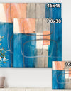 Modern Simply Blue - Mid-Century Modern Canvas Artwork