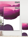 Paint of Magenta Stone - Shabby Chic Canvas Art