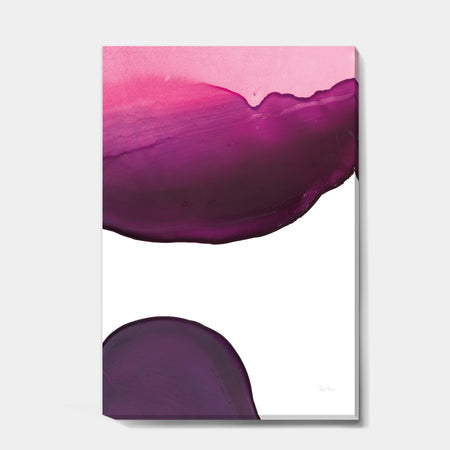 Paint of Magenta Stone - Shabby Chic Canvas Art