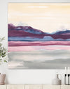 Purple Rock landscape - Shabby Chic Premium Canvas Wall Art
