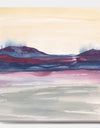 Purple Rock landscape II - Shabby Chic Gallery-wrapped Canvas