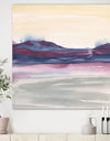 Purple Rock landscape II - Shabby Chic Gallery-wrapped Canvas
