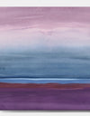 Purple Rock landscape III - Shabby Chic Canvas Artwork