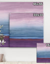 Purple Rock landscape III - Shabby Chic Canvas Artwork