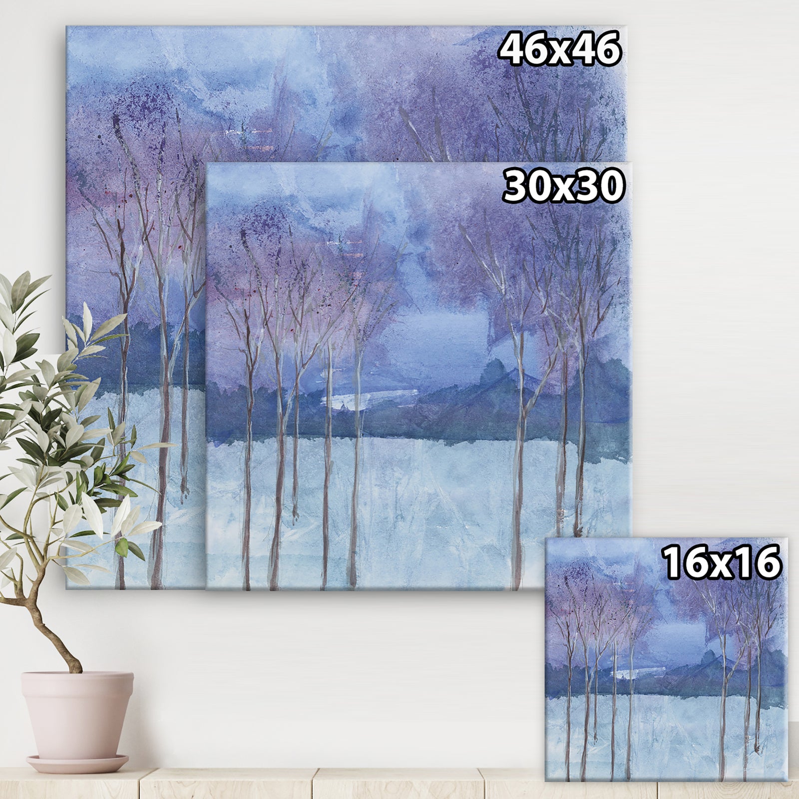 Evening Serenade II - Traditional Landscape Canvas Art