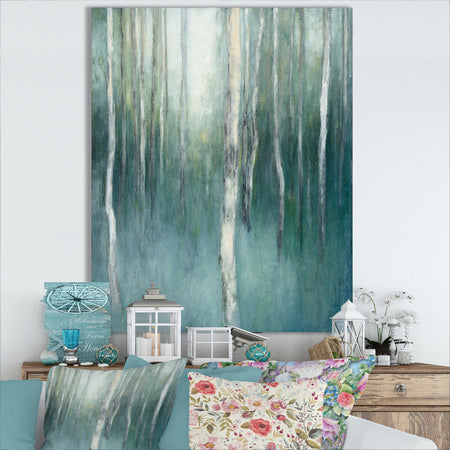 Green Forest Dream - Traditional Landscape Premium Canvas Wall Art