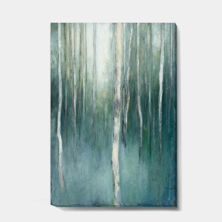 Green Forest Dream - Traditional Landscape Premium Canvas Wall Art
