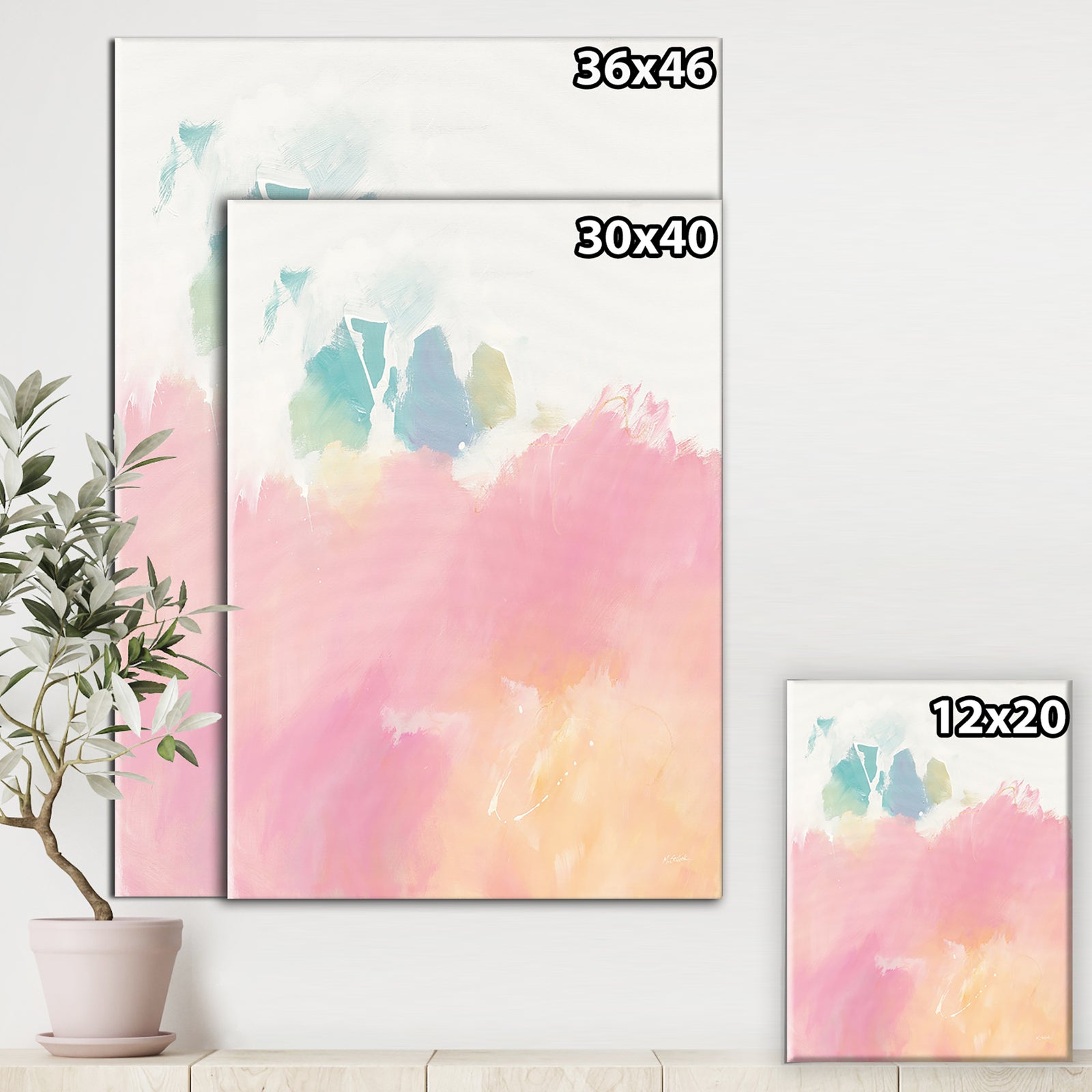 Pink Dream - Modern & Contemporary Premium Canvas Wall Art