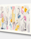 Multi-Color Geometric Bars II - Modern & Contemporary Gallery-wrapped Canvas
