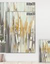 Silver and Yellow Birch Forest - Cottage Canvas Artwork