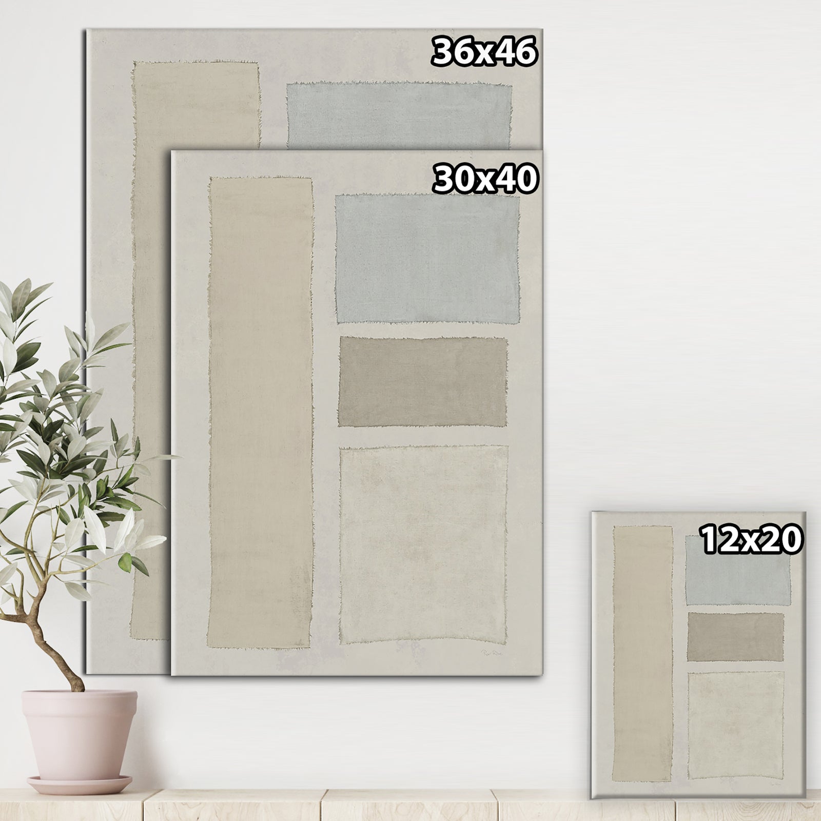 Painted Weaving III FB - Modern & Contemporary Premium Canvas Wall Art