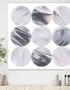 Circle Marble IV - Modern Geometric Premium Canvas Wall Art