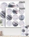 Circle Marble IV - Modern Geometric Premium Canvas Wall Art