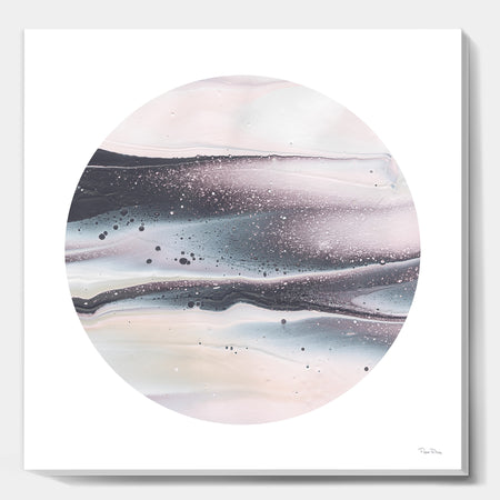 Circle Marble I - Modern Geometric Canvas Artwork