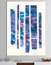 Ribbons of Jewels II - Modern Geometric Canvas Art