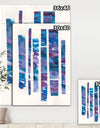 Ribbons of Jewels II - Modern Geometric Canvas Art