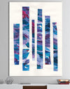 Ribbons of Jewels I - Modern Geometric Premium Canvas Wall Art