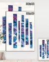 Ribbons of Jewels I - Modern Geometric Premium Canvas Wall Art