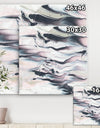 Grey Marbling V - Modern Transitional Gallery-wrapped Canvas
