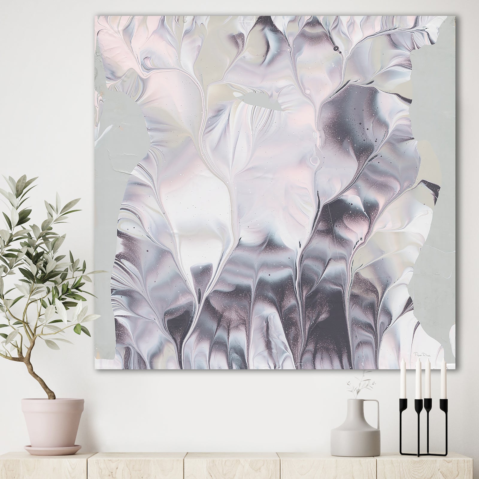 Light and Shadow I - Modern Farmhouse Premium Canvas Wall Art