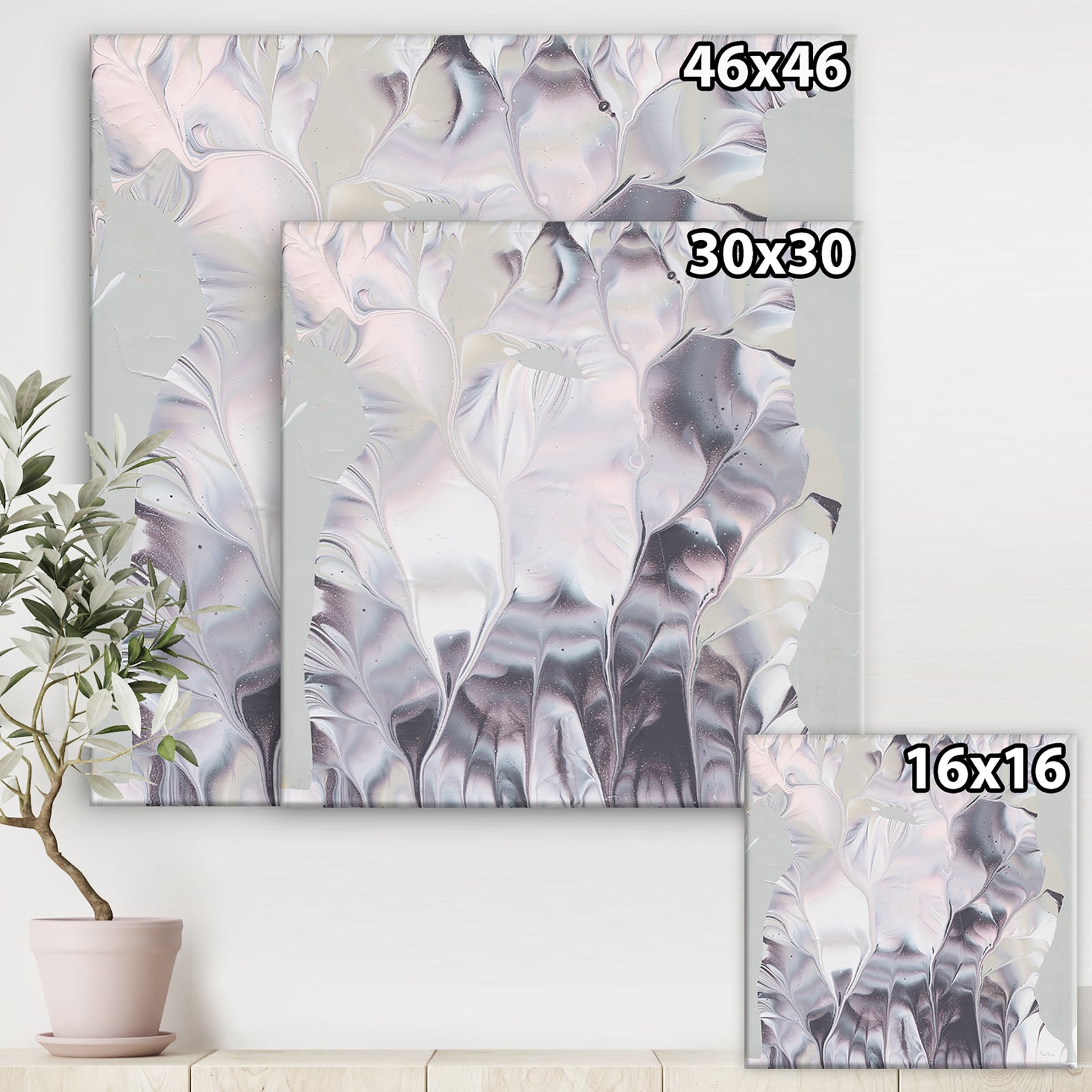 Light and Shadow I - Modern Farmhouse Premium Canvas Wall Art