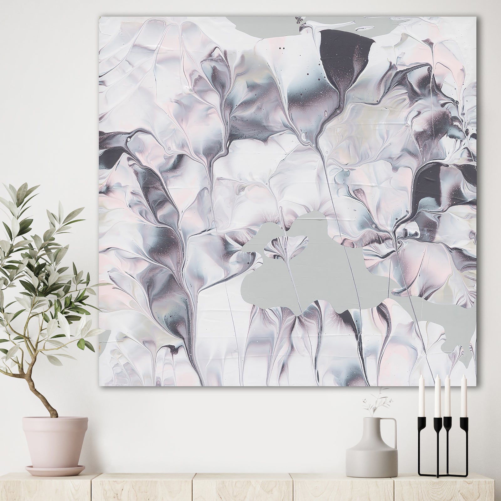 Light and Shadow III - Modern Farmhouse Gallery-wrapped Canvas