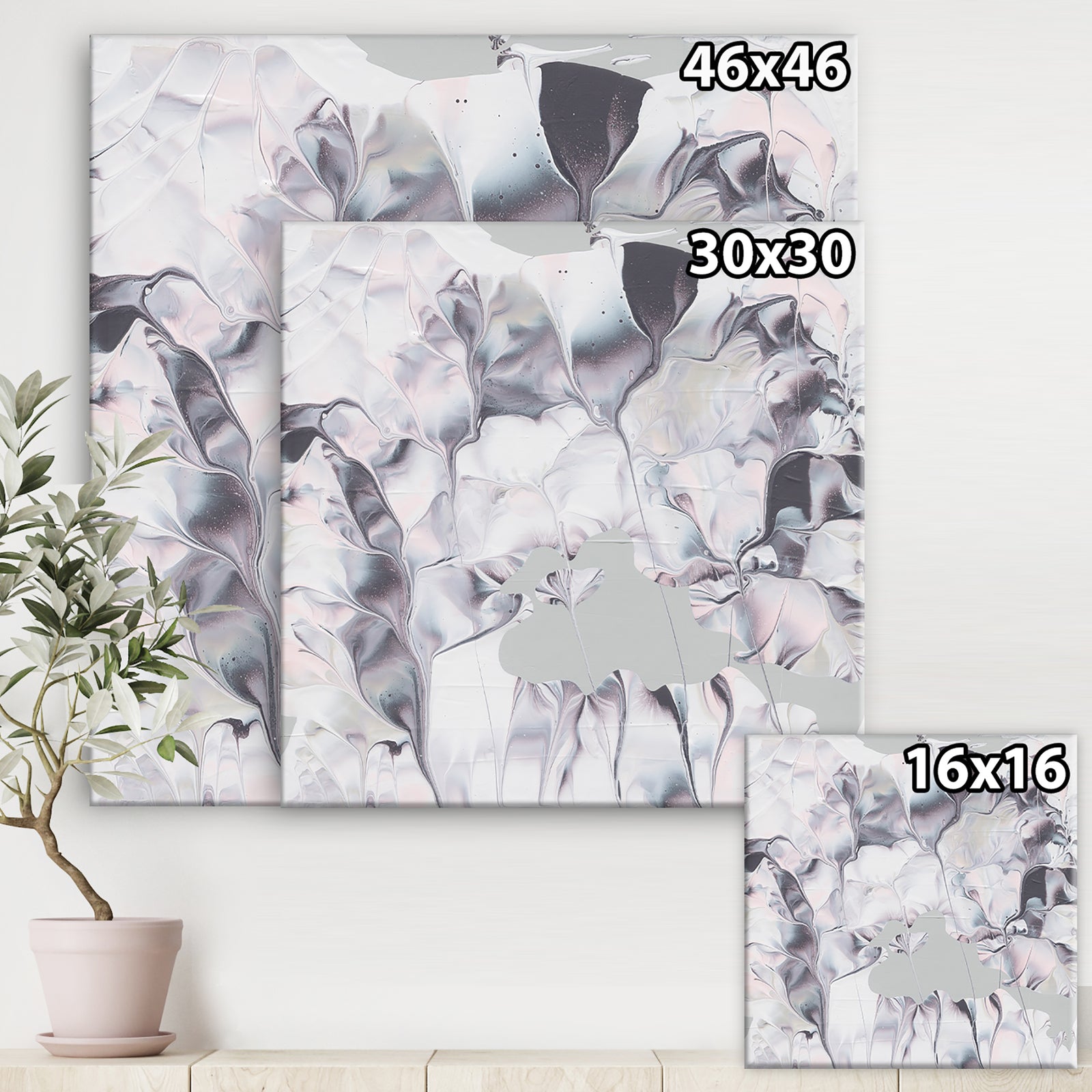 Light and Shadow III - Modern Farmhouse Gallery-wrapped Canvas