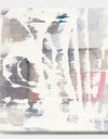 White Out Geometric - Modern & Contemporary Canvas Art