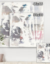 White Out Geometric - Modern & Contemporary Canvas Art