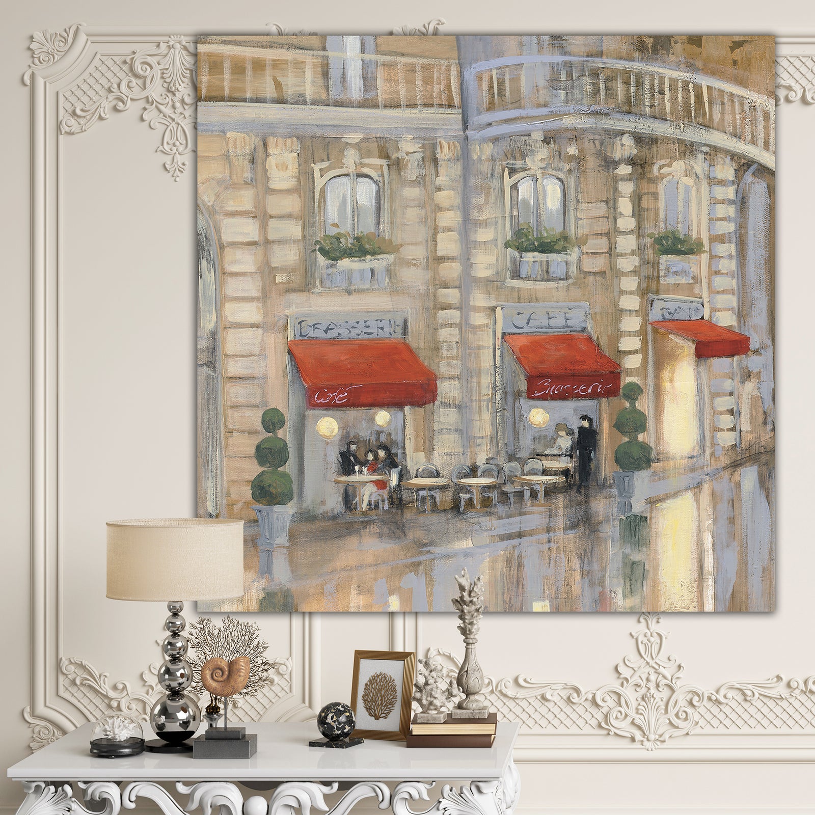 Love in Paris II - Romantic French Country Canvas Art