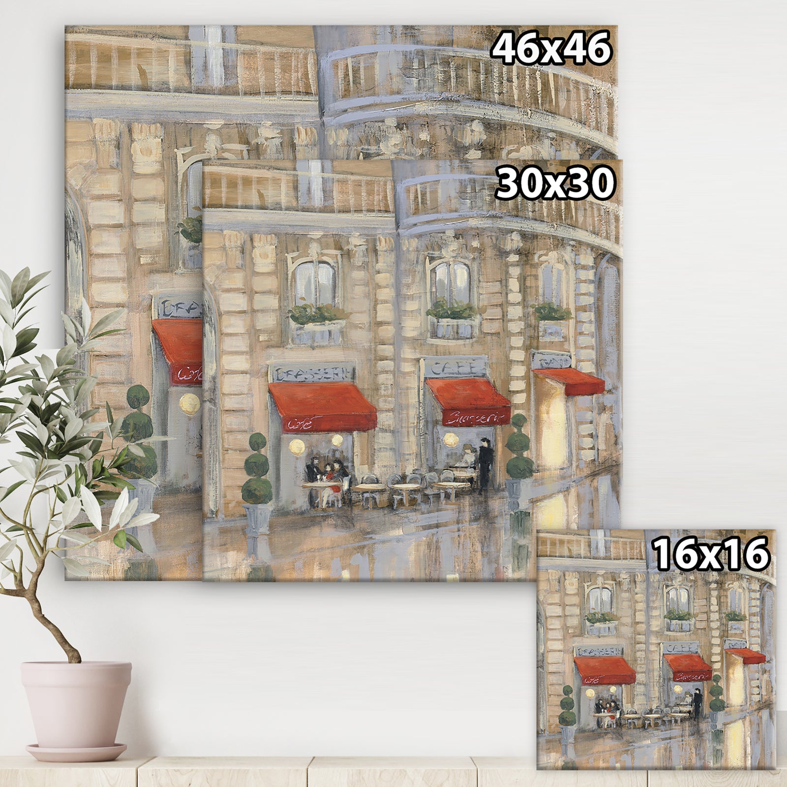 Love in Paris II - Romantic French Country Canvas Art