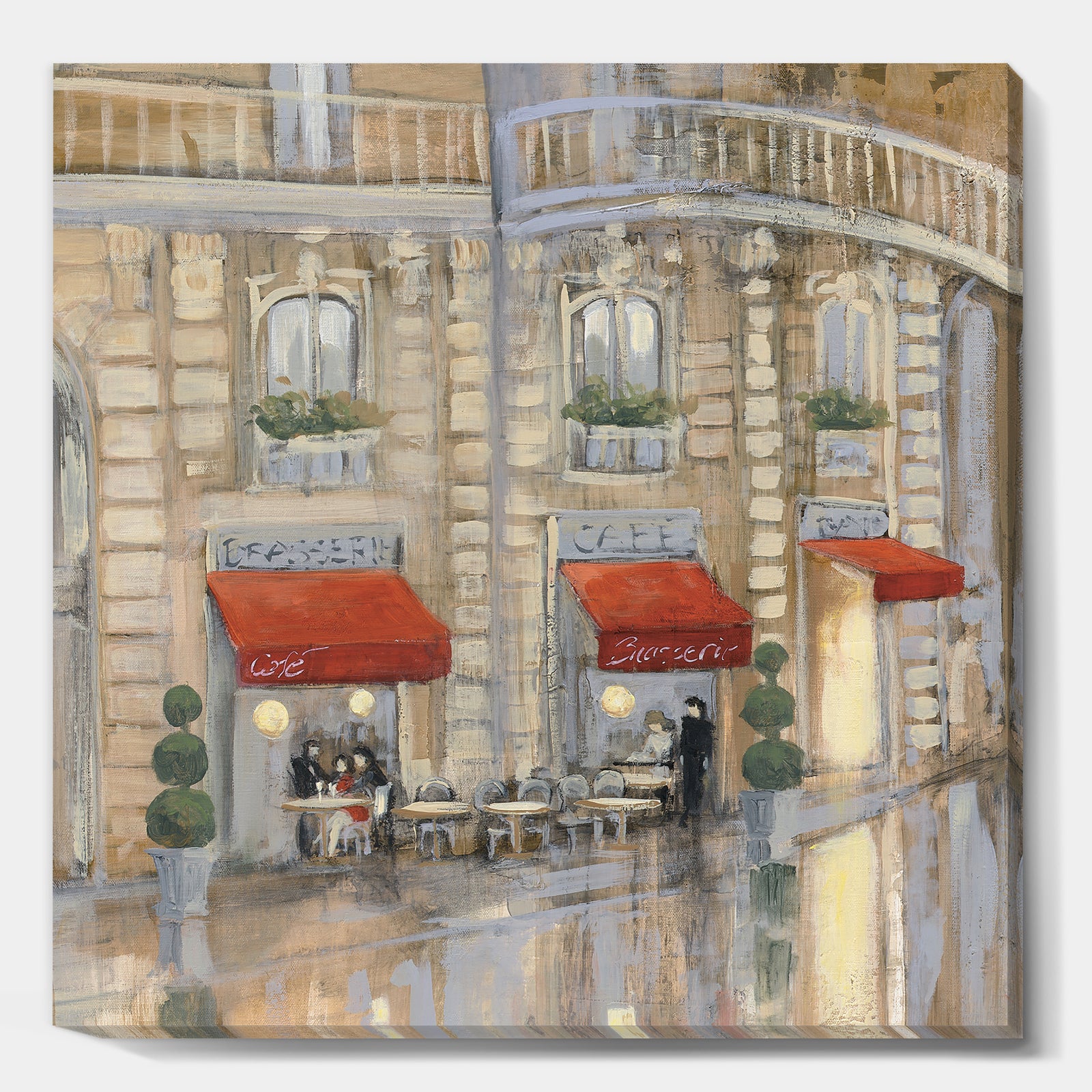 Love in Paris II - Romantic French Country Canvas Art