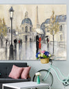 Love in Paris I - Romantic French Country Gallery-wrapped Canvas