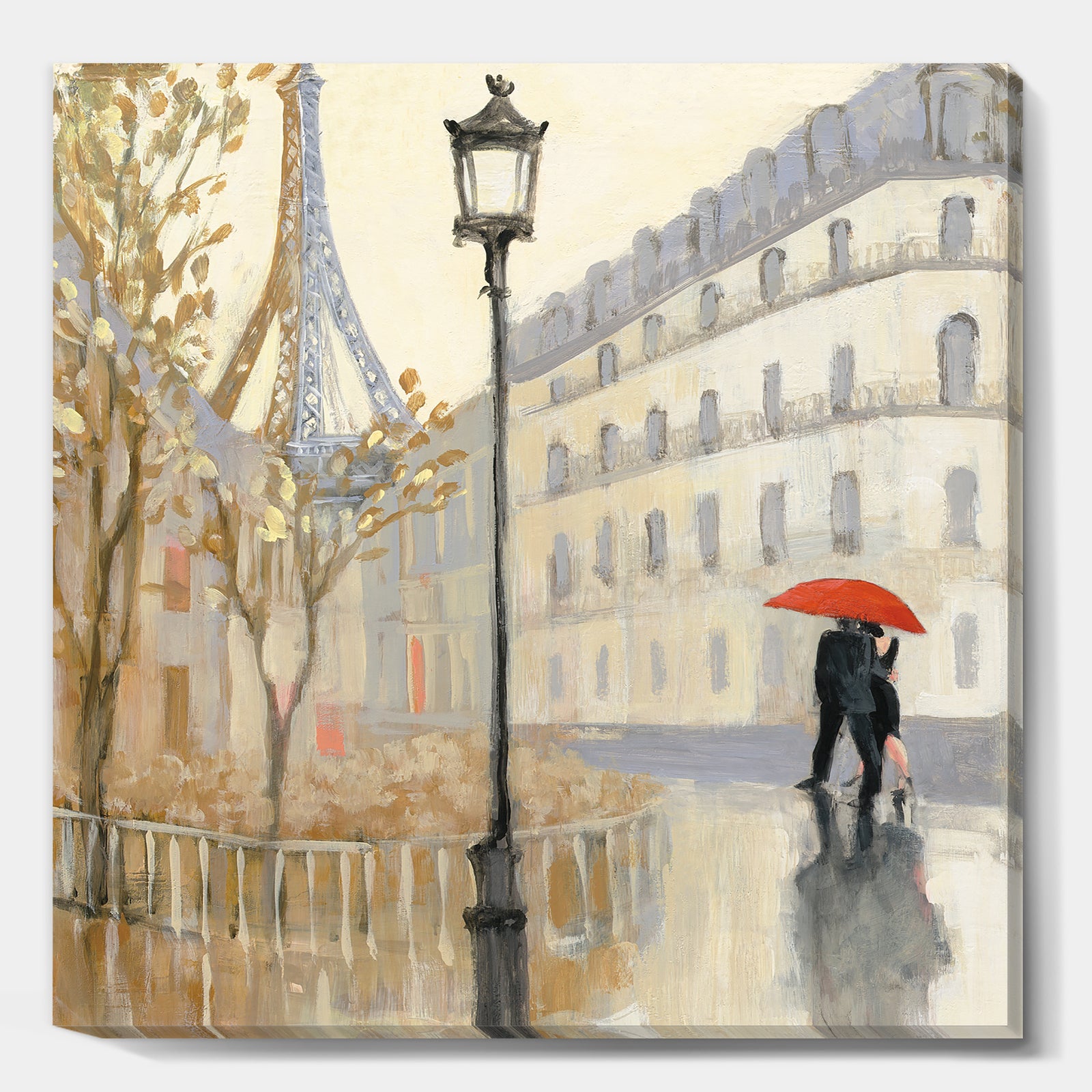 Love in Paris V - Romantic French Country Canvas Art