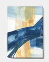 Indigo Panel III - Glam Modern Canvas Art