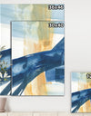 Indigo Panel III - Glam Modern Canvas Art