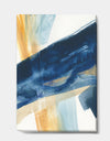 Indigo Panel I - Glam Modern Premium Canvas Wall Art