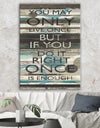 Blue Zephyr Quote I - Cottage Inspirational Canvas Artwork